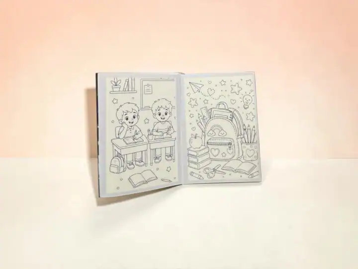 Back to School Activity & Coloring Booklet Favor - Image 3