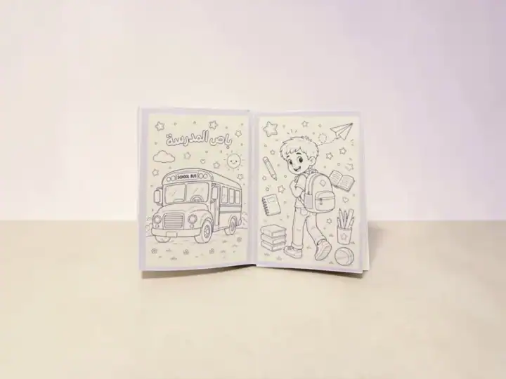 Back to School Activity & Coloring Booklet Favor - Image 2